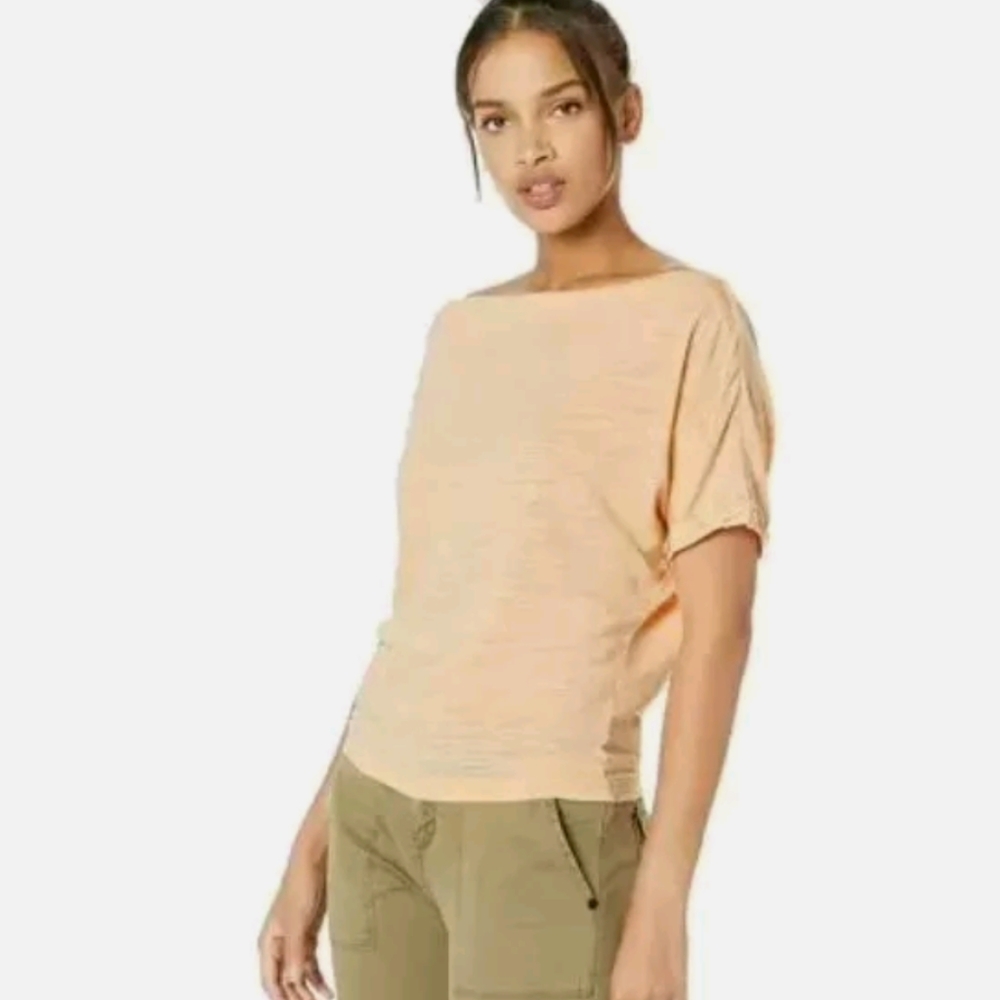 We The Free Astrid Top Burnout Tee Convertible‎ Aricot T-Shirt
